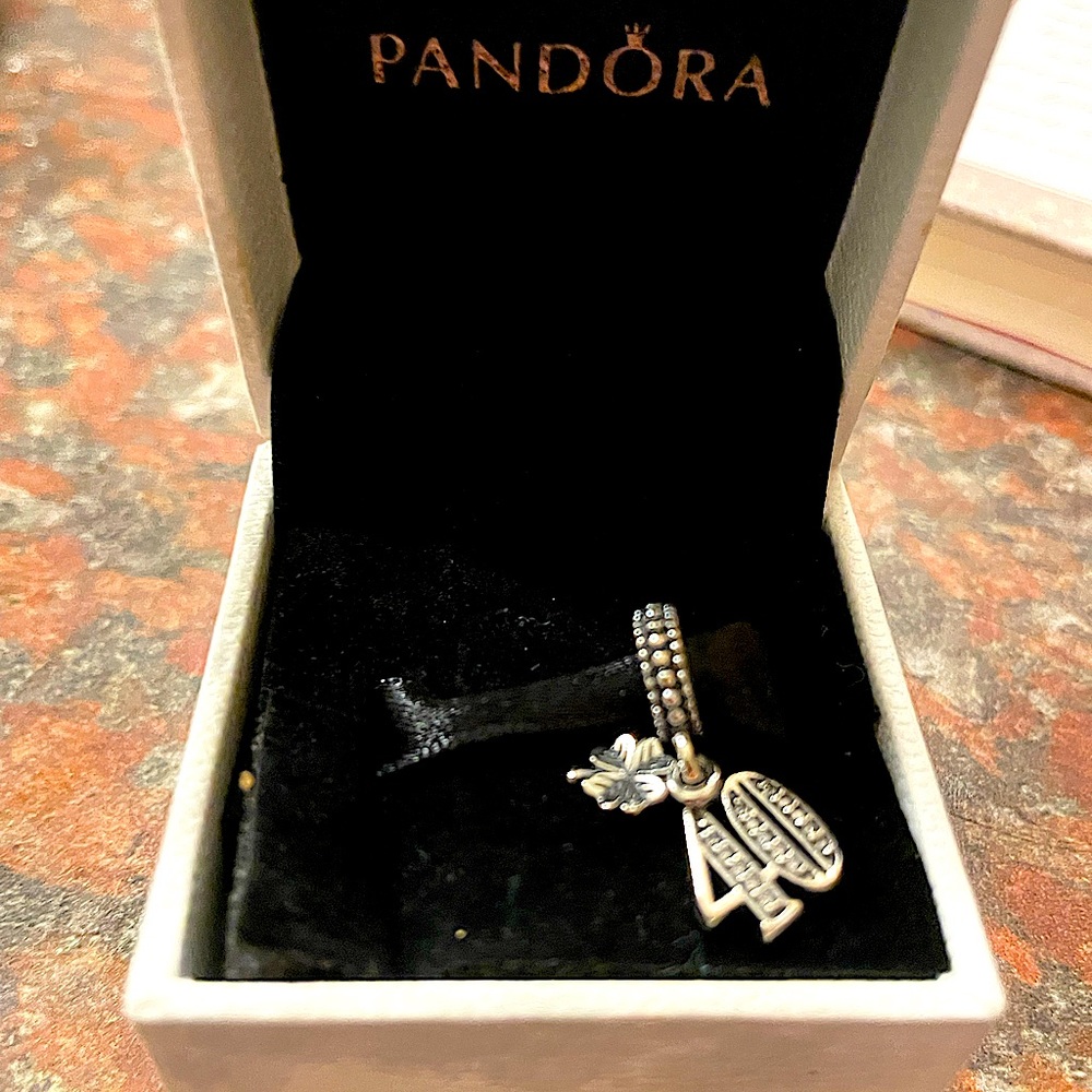 Pandora 40th birthday charm